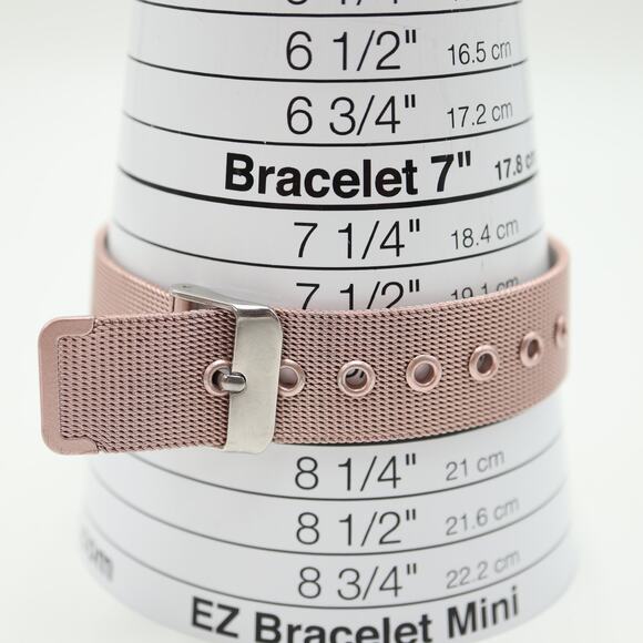 2x Charming Charlie Women's Watches Metal Mesh Faux Leather w New Battery - Picture 14 of 15